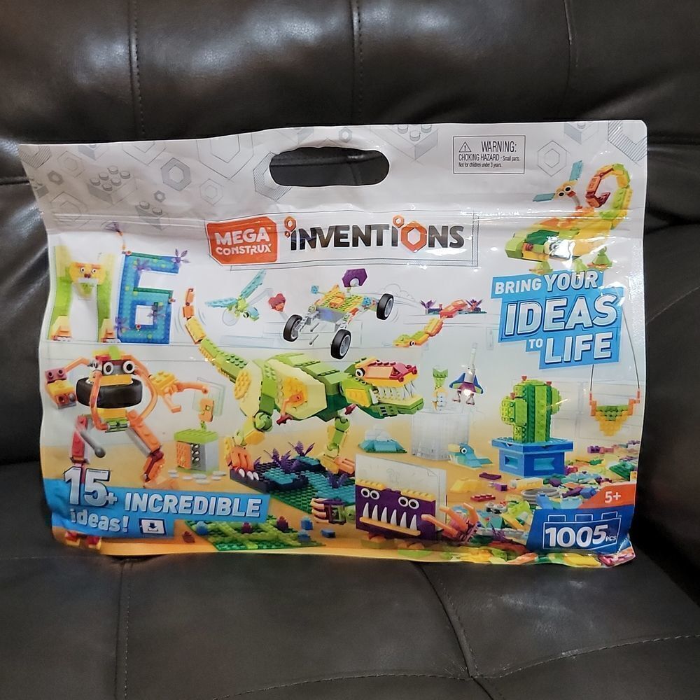 Mega Construx Inventions Deluxe Pack Building Huge Set Discontinued NEW & Gift